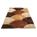 100% Polyester Silk Shaggy Carpet with 1200D pattern